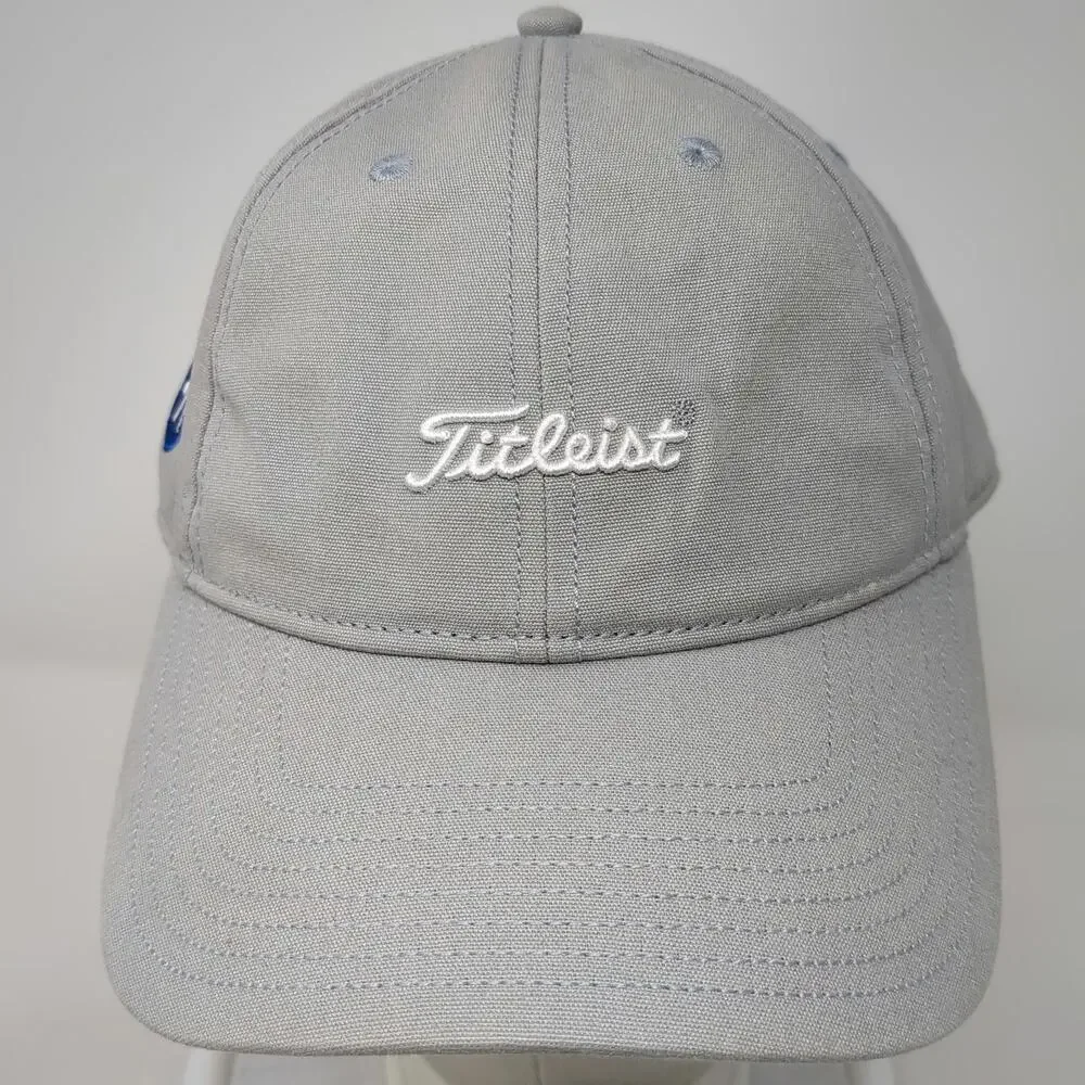 Titleist Baseball Cap Gray OSFM Golf ACCA The Launch Embroidered Slideback Hat